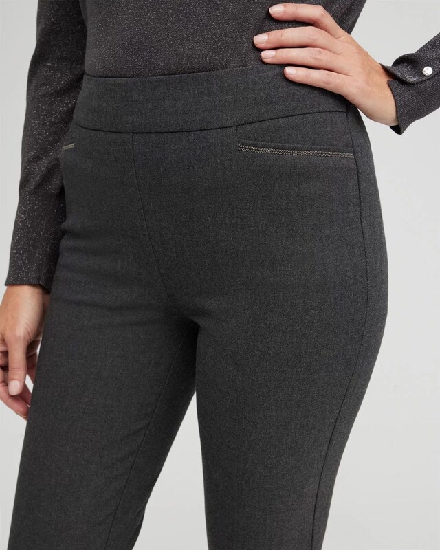 Brigitte Beaded Detail Ankle Pants - image 4